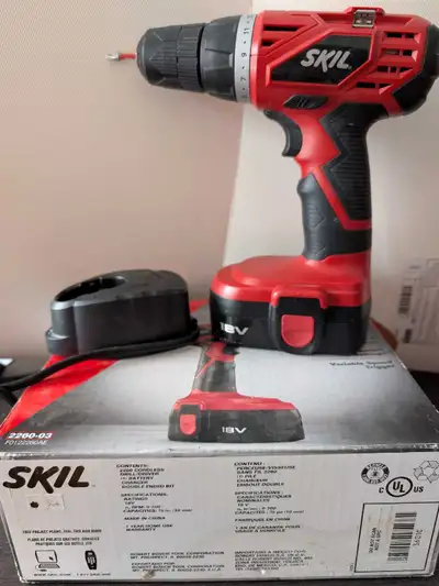 Skil Drill 2260-03 with  charger and battery, View more