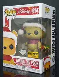 Funko Pop Winnie  the Pooh Holiday Diamond Collection Exclusive