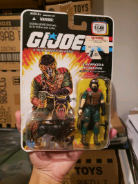 2008 G.I. Joe Action Figure K-9 Officer & Attack Dog