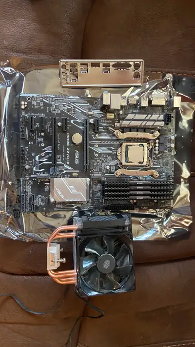 Z270-P Motherboard, i7-7700 CPU, Coolermaster cooler, View more