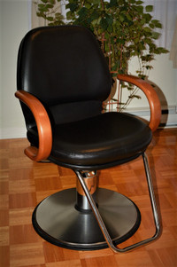 Chaise de coiffure hydraulique Alexandra Wood B1310