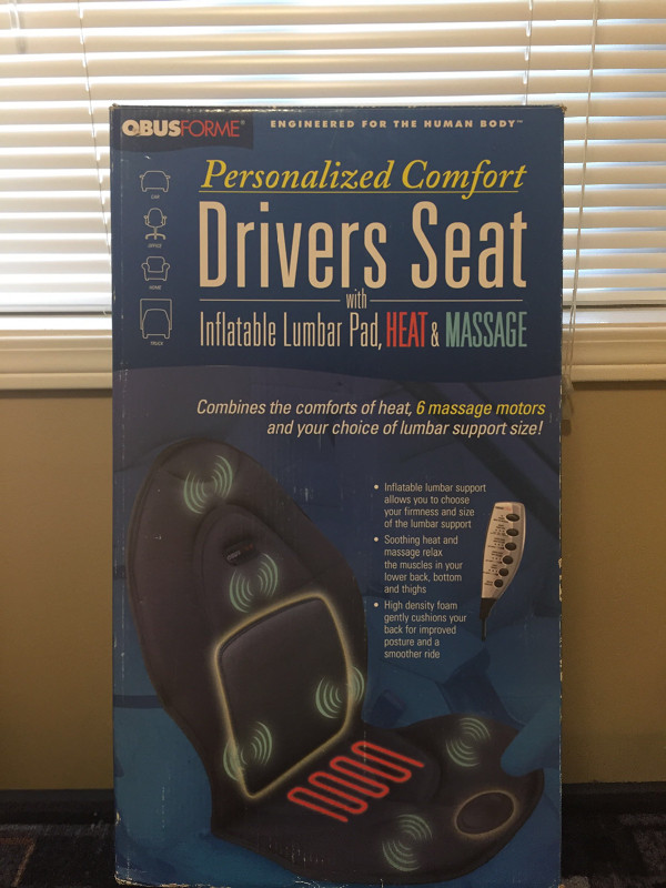 ObusForme© Personalized Comfort Drivers Seat Massage Cushion in Other Parts & Accessories in Mississauga / Peel Region - Image 2