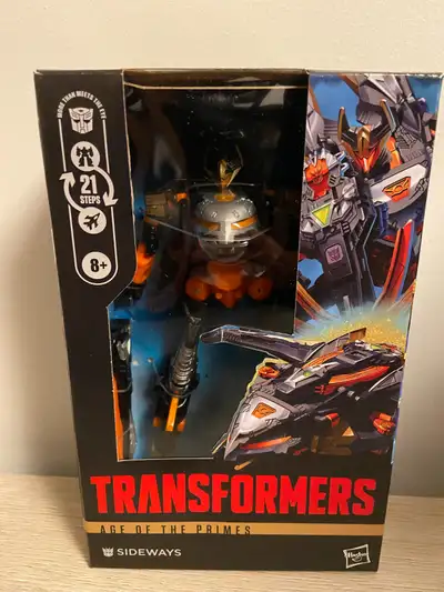Transformers Age of the Primes Deluxe Class Sideways Action Fig, View more