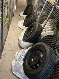 4X225-65/17 Goodyear winter tires on rims from TOYOTA Rav4 2023
