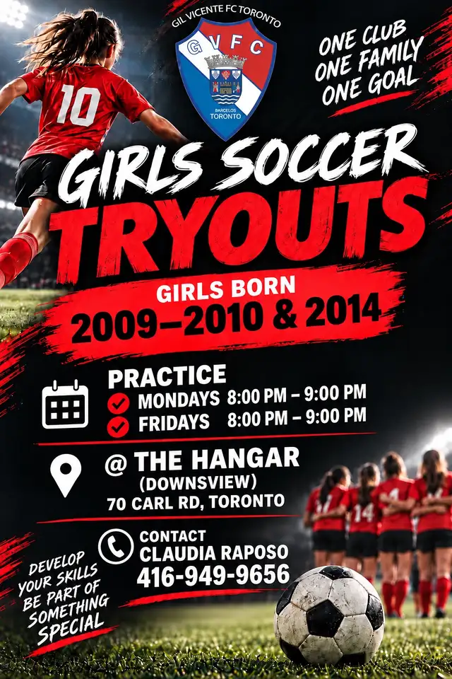 soccer players for girls born 2014, 2009 and 2010