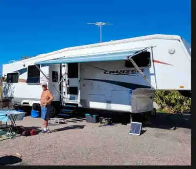 Completely renovated everything replaced,DRY, no leeks,good roof ,good tires.Used to winter in AZ