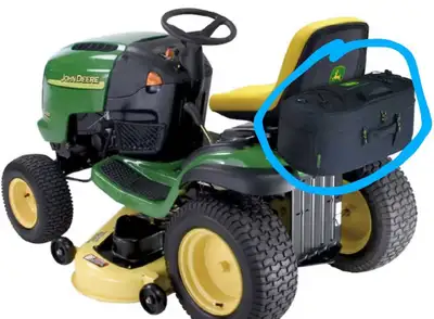 John Deere Black Riding Mower Carry-All Bag, View more