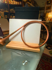Vintage Copper & Brass Circular Hunting Horn