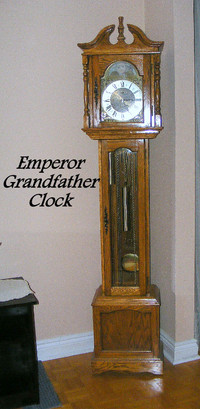 Emperor grandfather Black Forest Clock, movement # 451-050H