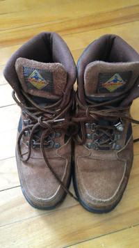 Steel toe hiking style boots