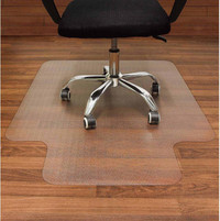 Chair Mat with Lip for Hardwood floors 45" by 53"