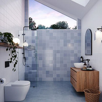 Glass Warehouse Fully Frameless Glass Shower Panel - Single Fixe