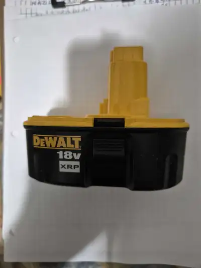 DeWALT 18V XPR battery, View more