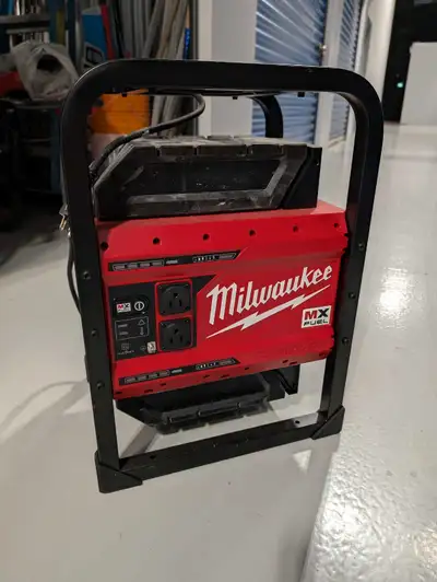 Milwaukee MX generator , View more