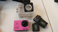SJ cam and accessories for sale (pink camera)