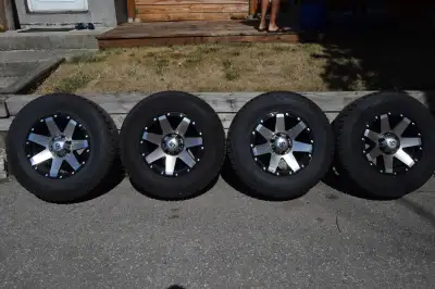 tires have good tread left, wheels fit 2008 ford f150 265/70R17 asking $850.00