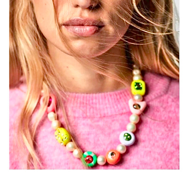 Zara bijoux jewelry collier perles pearl chanel dior necklace dans Autre  à Ville de Montréal - Image 2