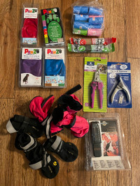 Dog Supplies Lot AMAZING deal Boots Clippers Trainer