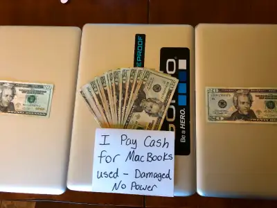 SELL YOU MACBOOK LAPTOPS IPADS TABLETS FOR CASH, View more