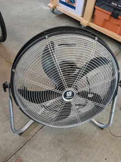 Three speed floor fan