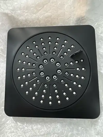 Riobel 5" 6-Function Showerhead (NO arm, you need to buy separately) shower head only in black as pe...