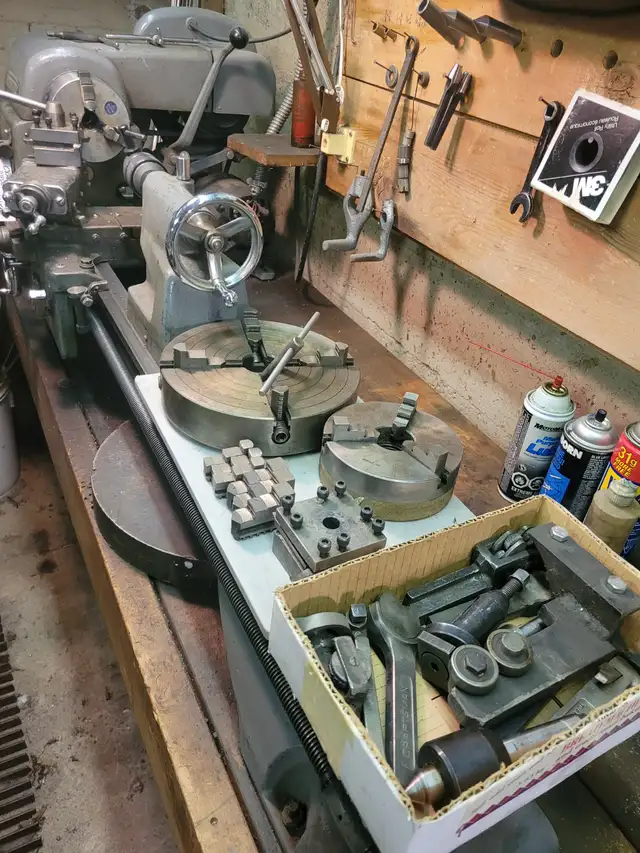Craftsman 12″ × 4′ Metal Lathe – Solid, Working Cond Williams Lk in Power Tools in Williams Lake - Image 3