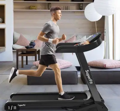 Tapis roulant Bluetooth avec inclinaison , View more