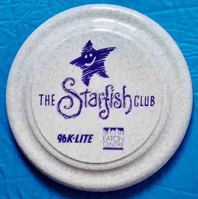 Vintage The Starfish Club Frisbee - Eaton Centre Logo, View more