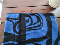 100% Brushed Silk Scarf designed & crafed by Indigenous artists