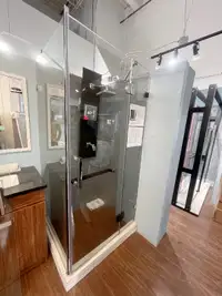 【$309 OFF! 】10MM Tempered Glass Shower Enclosure - 36"to 60"