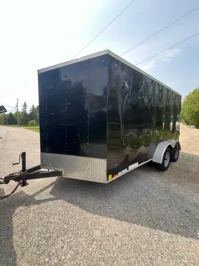 2021 - 7 x 14 Enclosed Tandem Axle Trailer, EX SERIES - DLX - V-Nose. Perfect Cargo Trailer for haul...