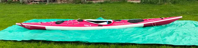 Kayak Tutjak ILA 165 à dérive blanc et rose + accessoires in Water Sports in Laval / North Shore - Image 3