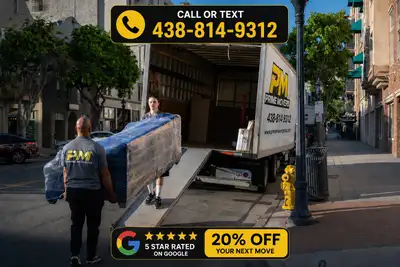 ⭐5.0 Déménagement Montréal prix fixe tout inclus 438-814-9312, View more