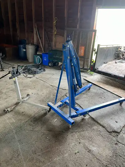 Engine hoist and stand, View more