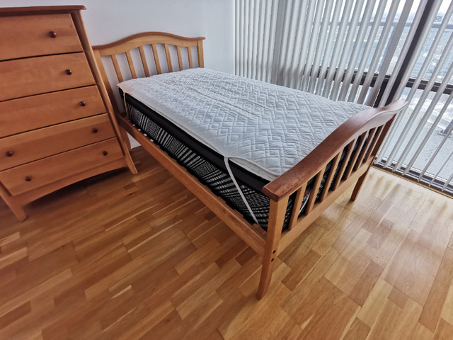 Dutailier Twin Size Bed (OBO) in Beds & Mattresses in City of Toronto