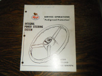 Mack Truck Integral Power Steering System  Operations manual