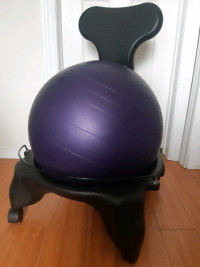 Ergonomic ball chair