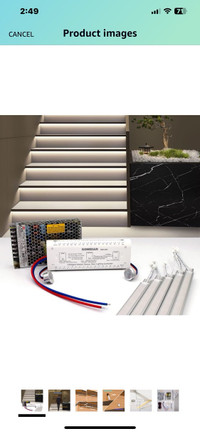 KOMIGAN Intelligent Motion Sensor Cascading Style LED Stair Ligh