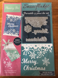 Sophisticated Snowflakes 4 piece card making die set