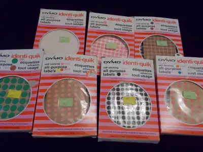 Draw attention to items (documents, sale items, calendars...) with these dots or children can stick...