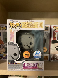 Cogsworth Beauty and the Beast Chase Funko pop