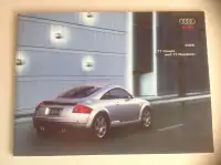 2006 Audi TT Coupe and Roadster Sales Catalogue Brochure