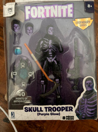 Fortnite Action Figures: Purple Skull Trooper and The Visitor