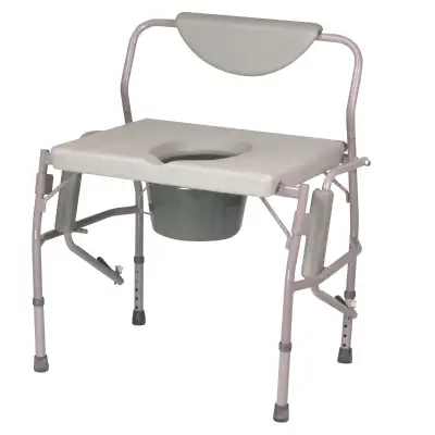 Homecraft Deluxe Bariatric Drop Arm Commode, 1000 Pound Weight C, View more