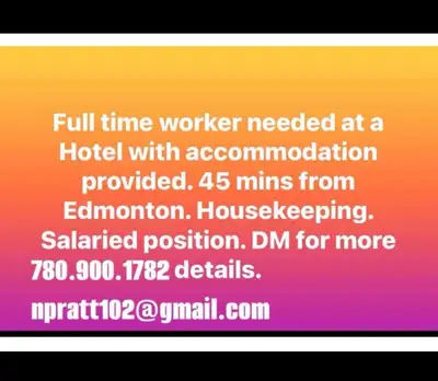 Housekeeping/ front desk, View more