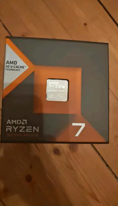 AMD Ryzen 7 7800X3D 4.2GHz Processor, Black, View more
