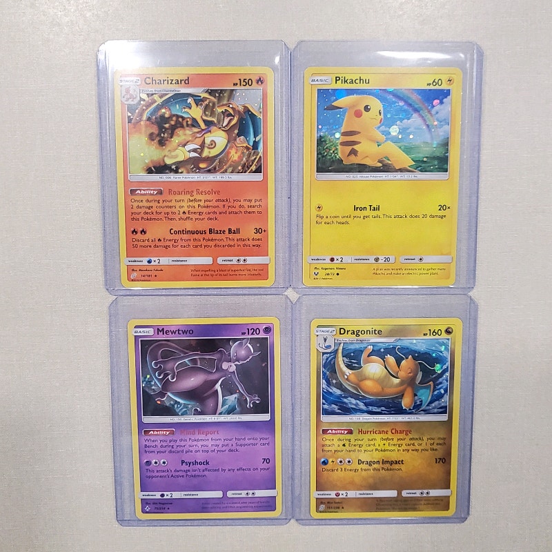 Charizard/Pikachu/Mewtwo/Dragonite Costco Exclusive Holo Lot Arts