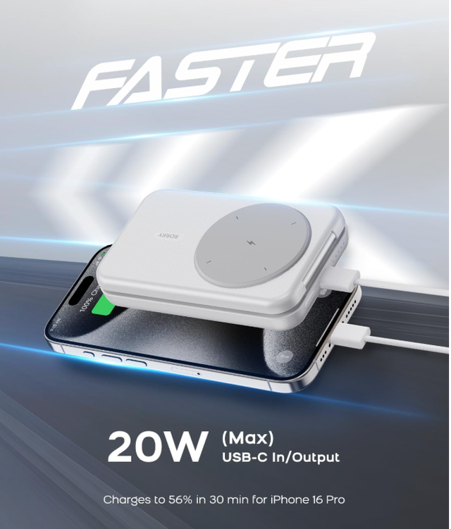 New, RORRY 3-in1 Portable Charger, 10000mAh, for iPhane & Apple in General Electronics in City of Toronto - Image 11