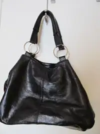Costa Blanca black purse 15" x 10"