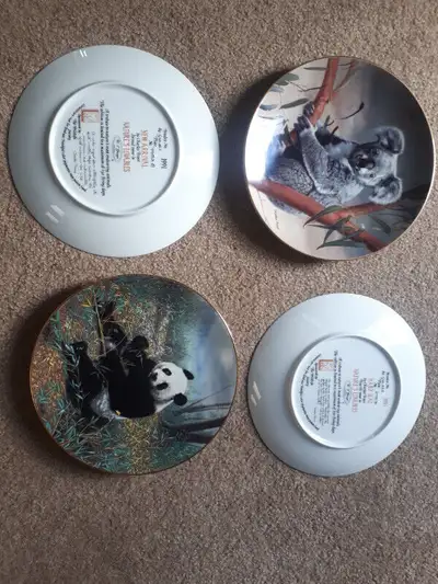 Nature's Lovables Wildlife Collect Plates for sale., View more